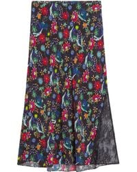 Zadig & Voltaire - Gonna Midi Jayla A Fiori - Lyst