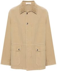 The Row - Neutral Frank Cotton Jacket - Men's - Cotton - Lyst