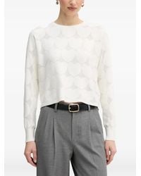 Ouí - Pullover Mit Herzmuster - Lyst