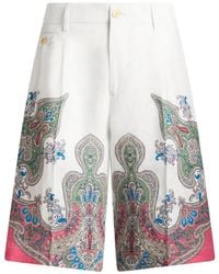 Etro - Shorts mit Paisley-Print - Lyst