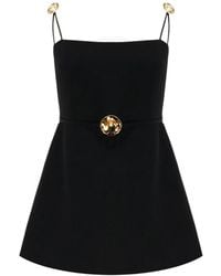 Alexis - Basei Button-Embellished Mini Dress - Lyst