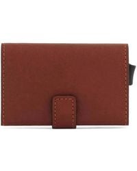 Piquadro - Leather Tab Cardholder - Lyst