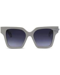 Roberto Cavalli - Sonnenbrille Mit Eckigem Gestell - Lyst