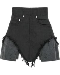 Rick Owens - フレイド ショートパンツ - Lyst