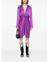 Zadig & Voltaire Ruskie Goa Dress in Purple | Lyst