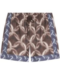 Dries Van Noten - Short De Bain À Imprimé Chaîne - Lyst