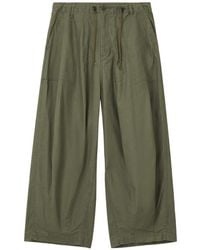 Needles - Pleated Wide-Leg Trousers - Lyst
