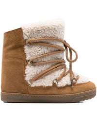 Isabel Marant - Nowles Shearling Ankle Boots - Lyst
