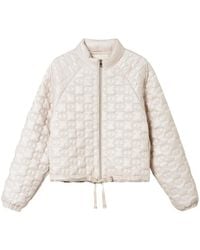 Twinset - Oval T Quilted Puffer Jacket - Lyst