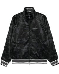A Bathing Ape - Tonal Solid Camo Track Jacket - Lyst