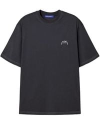 A_COLD_WALL* - Logo-Print Contrast-Stitch T-Shirt - Lyst