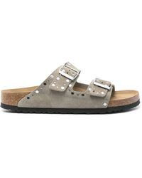 Birkenstock - Arizona Rivet Studded Flat Sandals - Lyst