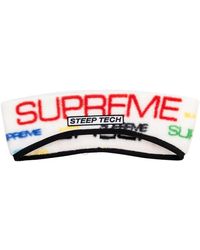 Supreme - X The North Face Tech "white" Headband - Lyst