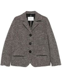 Tela - Solare Single-Breasted Textured Coat - Lyst