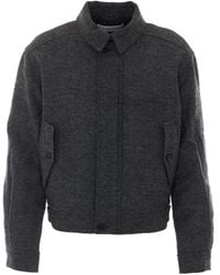 sunflower - Veste Harington En Laine À Chevrons - Lyst