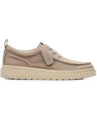 Clarks - Polden Moc Lace-Up Canvas Sneakers - Lyst