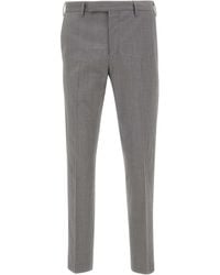 PT Torino - Pressed-Crease Tailored Trousers - Lyst