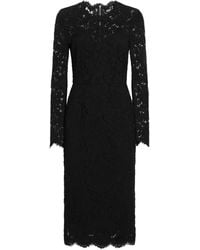 Dolce & Gabbana - Abito A Maniche Lunghe - Lyst