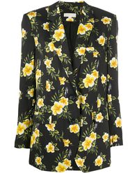 MICHAEL Michael Kors - Floral Single-Breasted Blazer - Lyst