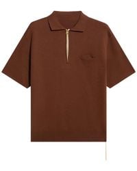 Fortela - Half-Zip Pocket Polo Shirt - Lyst