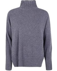 Antonelli - High-Neck Wool Sweater - Lyst