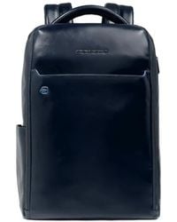 Piquadro - Logo-Plaque Backpack - Lyst