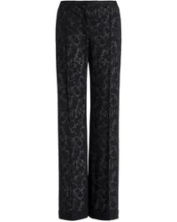 Alberta Ferretti - Floral-Pattern Trousers - Lyst