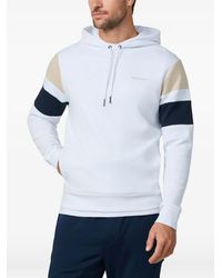 Hackett - Resort Stripe-Detail Drawstring Hoodie - Lyst