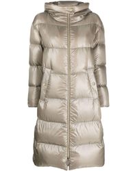 Herno - Quilted Padded Zipped Coat - Lyst