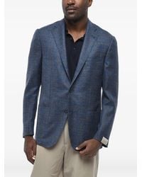 Corneliani - Gate Windowpane-Pattern Blazer - Lyst