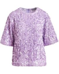 Essentiel Antwerp - T-Shirt Juli Con Paillettes - Lyst