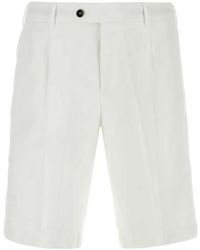 PT Torino - Pleated Bermuda Shorts - Lyst