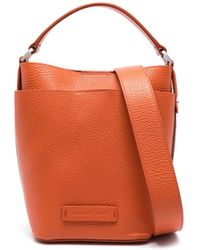Fabiana Filippi - Pebbled-texture Leather Bucket Bag - Lyst