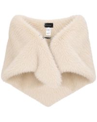 Simone Rocha - Schal Aus Faux Fur Mit Clip - Lyst