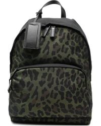 Prada - Leopard-Print Backpack - Lyst