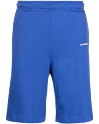 J.Lindeberg - Logo-print Elasticated-waistband Shorts - Lyst