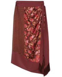 3.1 Phillip Lim - Desert Floral Crystal-Embellished Midi Skirt - Lyst