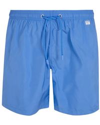 MC2 Saint Barth - X Pantone Lighting Logo-Patch Drawstring Swim Shorts - Lyst