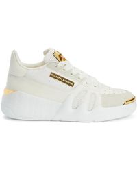 Giuseppe Zanotti - Talon Logo-Plaque Leather Sneakers - Lyst