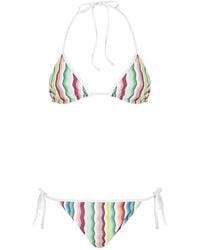 Missoni - Triangle Bikini - Lyst