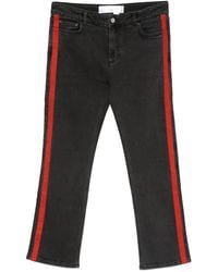 Victoria Beckham - Stripe Denim Jeans - Lyst