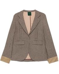 Jejia - Harry Houndstooth-Pattern Blazer - Lyst