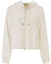 Brunello Cucinelli - Cotton Jersey Zip-Up Hoodie - Lyst