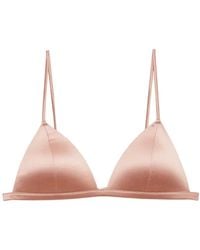 Fleur du Mal - Molded Luxe Triangle Bra - Lyst