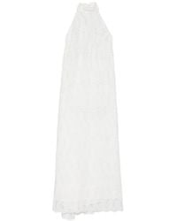 Raquel Diniz - Vanna Guipure-Lace Halterneck Dress - Lyst