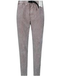 White Sand - Belted Corduroy Trousers - Lyst