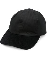 Barbour - Corduroy-Trim Logo-Embroidered Cap - Lyst