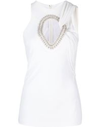 Givenchy - Cut-out Sleeveless Top - Lyst