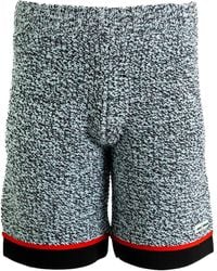 CASABLANCA - Textured-Trim Shorts - Lyst