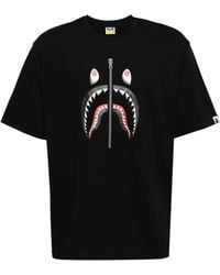 A Bathing Ape - Graphic Print Cotton Tee - Lyst